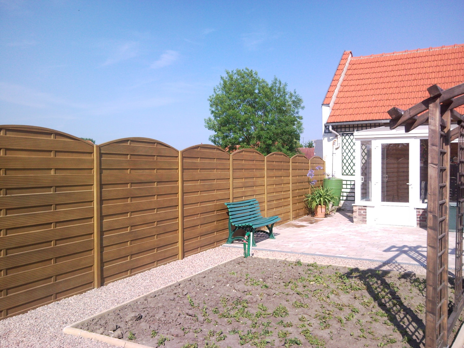 Betonzaun in Holzoptik Betonzaun Dortmund / Ruhrgebiet