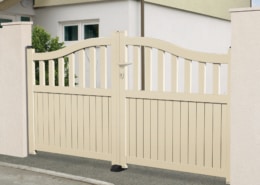 Garten Tor zwei flügelig Dakota in Sand