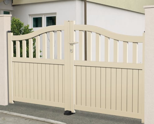 Garten Tor zwei flügelig Dakota in Sand