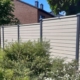 Betonzaun Deluxe Motiv Holz Nordic