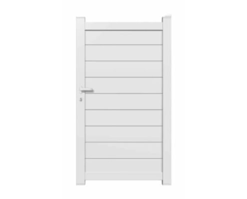 Garten Tür Montana in Weiß